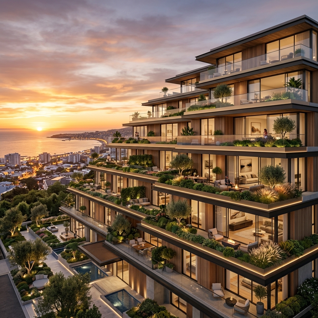 Elysium Terraces Luxury Residential Development Render